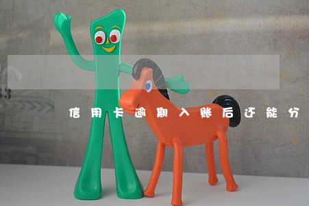 信用卡逾期入账后还能分期还吗