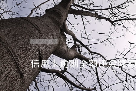 信用卡逾期全额还会降额度吗