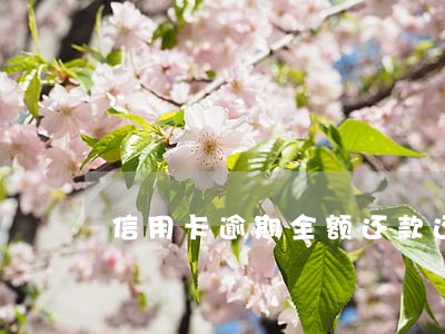 信用卡逾期全额还款还能用吗 信用卡逾期全额还款还能用吗