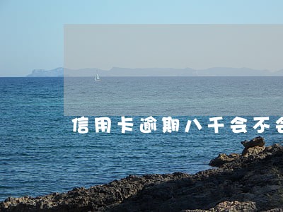 信用卡逾期八千会不会被起诉 信用卡逾期八千会不会被起诉