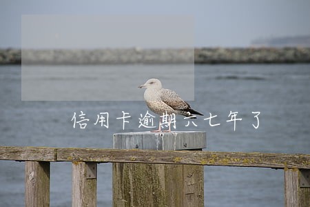 信用卡逾期六七年了 信用卡逾期六七年了