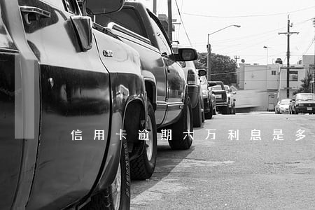 信用卡逾期六万利息是多少钱 信用卡逾期六万利息是多少钱