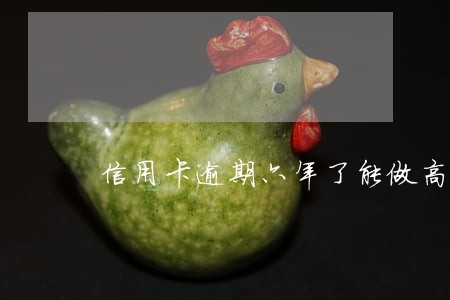 信用卡逾期六年了能做高铁吗 信用卡逾期六年了能做高铁吗