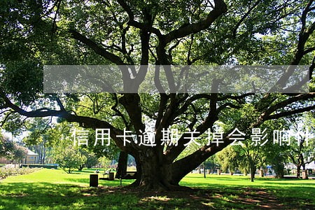 信用卡逾期关掉会影响什么