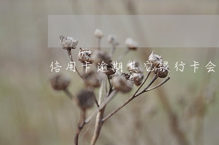 信用卡逾期其它银行卡会冻结吗 信用卡逾期其它银行卡会冻结吗