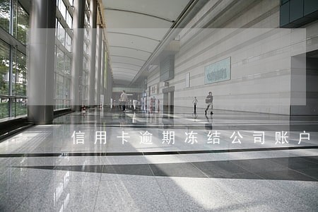 信用卡逾期冻结公司账户 信用卡逾期冻结公司账户