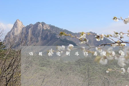 信用卡逾期冻结房贷卡么 信用卡逾期冻结房贷卡么