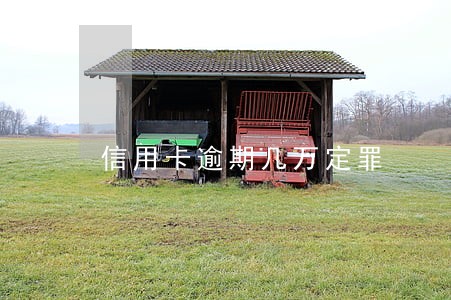 信用卡逾期几万定罪 信用卡逾期几万定罪