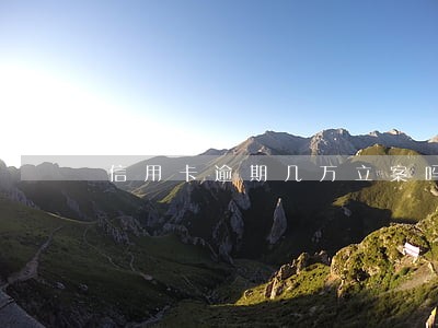 信用卡逾期几万立案吗 信用卡逾期几万立案吗