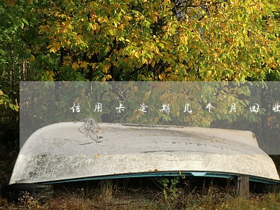 信用卡逾期几个月回收到传票