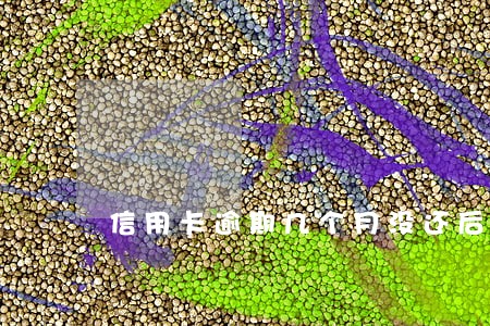 信用卡逾期几个月没还后果怎样 信用卡逾期几个月没还后果怎样