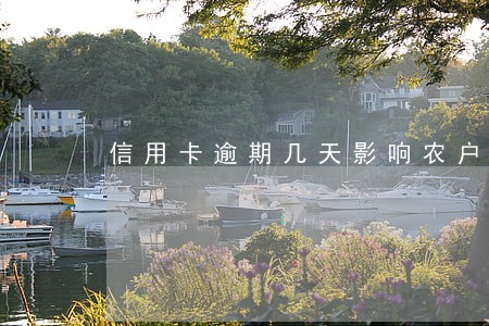 信用卡逾期几天影响农户贷款么 信用卡逾期几天影响农户贷款么