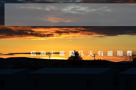 信用卡逾期几天有逾期费还有利息 信用卡逾期几天有逾期费还有利息