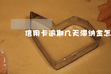 信用卡逾期几天滞纳金怎么算