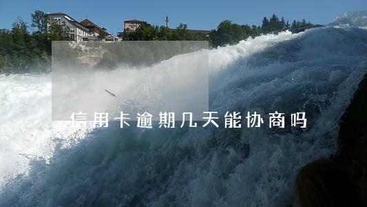 信用卡逾期几天能协商吗 信用卡逾期几天能协商吗