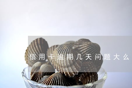 信用卡逾期几天问题大么 信用卡逾期几天问题大么