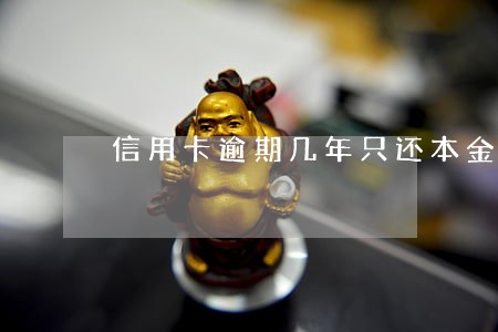 信用卡逾期几年只还本金