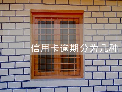 信用卡逾期分为几种 信用卡逾期分为几种