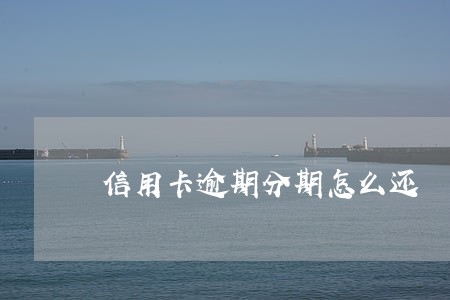 信用卡逾期分期怎么还