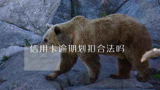 信用卡逾期划扣合法吗 信用卡逾期划扣合法吗