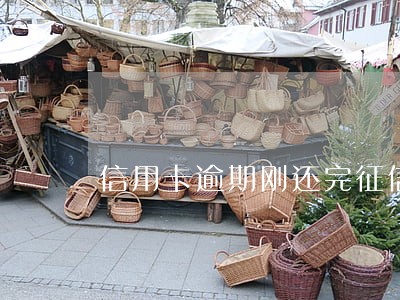 信用卡逾期刚还完征信 信用卡逾期刚还完征信