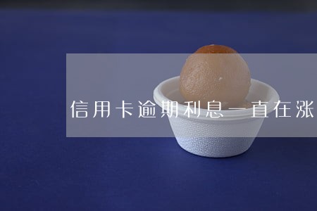 信用卡逾期利息一直在涨 信用卡逾期利息一直在涨