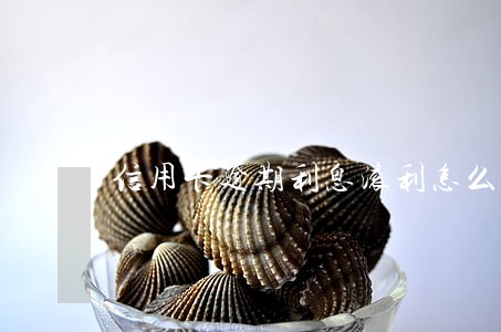 信用卡逾期利息滚利怎么办 信用卡逾期利息滚利怎么办