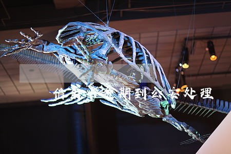 信用卡逾期到公安处理