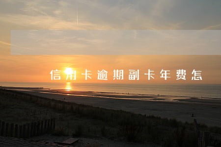 信用卡逾期副卡年费怎 信用卡逾期副卡年费怎