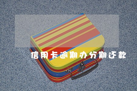 信用卡逾期办分期还款 信用卡逾期办分期还款