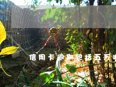 信用卡逾期包括五万嘛 信用卡逾期包括五万嘛