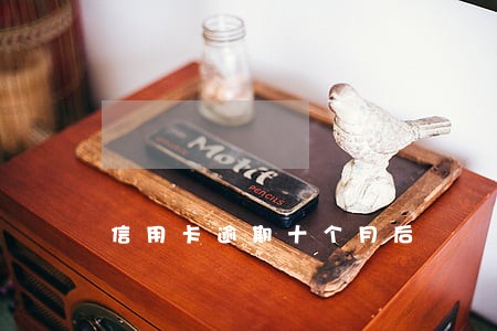 信用卡逾期十个月后