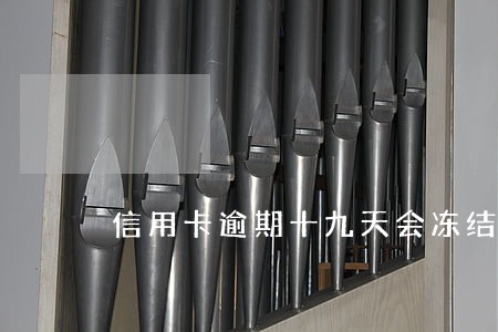 信用卡逾期十九天会冻结吗 信用卡逾期十九天会冻结吗