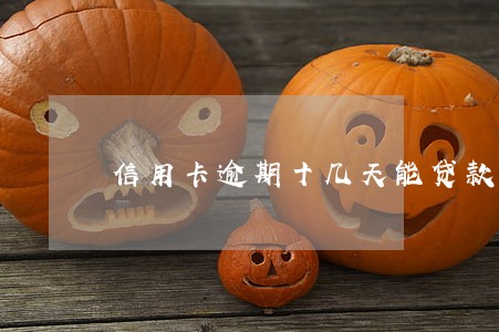 信用卡逾期十几天能贷款吗