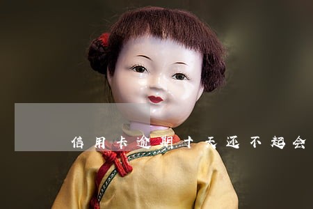 信用卡逾期十天还不起会怎么样