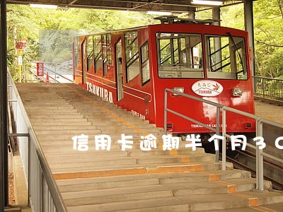 信用卡逾期半个月300元