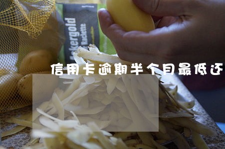 信用卡逾期半个月最低还款