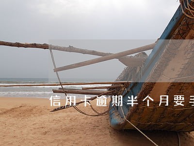 信用卡逾期半个月要手续费吗 信用卡逾期半个月要手续费吗
