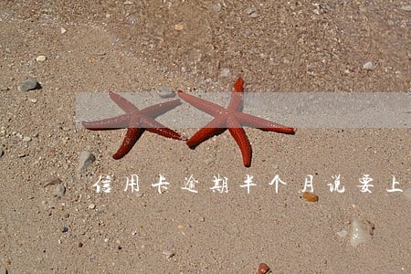 信用卡逾期半个月说要上门 信用卡逾期半个月说要上门