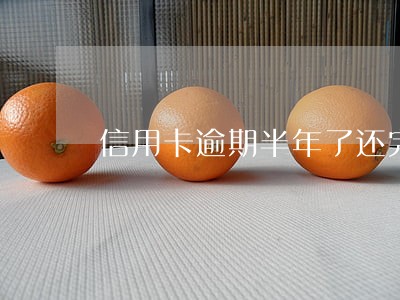 信用卡逾期半年了还完还可以用吗 信用卡逾期半年了还完还可以用吗