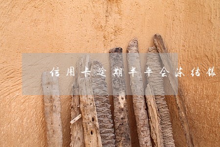 信用卡逾期半年会冻结银行卡吗 信用卡逾期半年会冻结银行卡吗