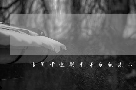 信用卡逾期半年催款接不接电话 信用卡逾期半年催款接不接电话