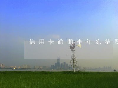 信用卡逾期半年冻结要多久 信用卡逾期半年冻结要多久