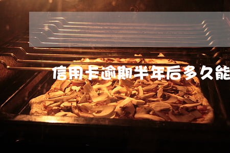 信用卡逾期半年后多久能开卡 信用卡逾期半年后多久能开卡