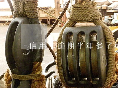 信用卡逾期半年多了可以分期吗
