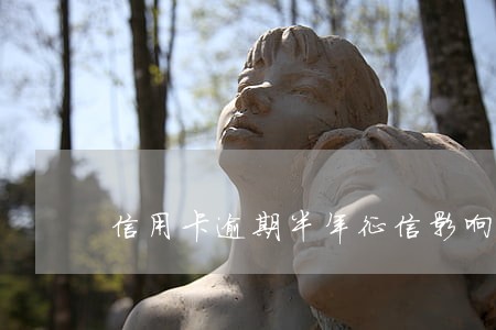 信用卡逾期半年征信影响多久