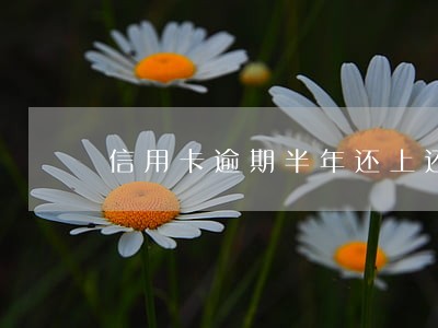 信用卡逾期半年还上还能用 信用卡逾期半年还上还能用