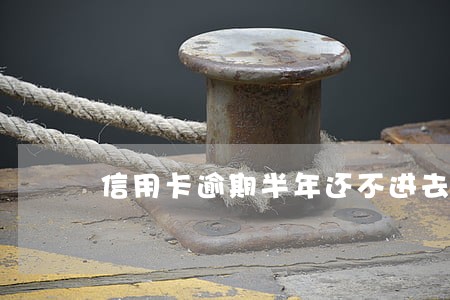 信用卡逾期半年还不进去钱 信用卡逾期半年还不进去钱