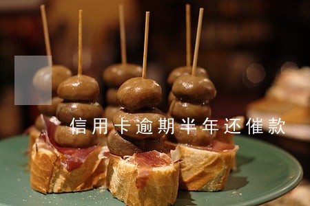 信用卡逾期半年还催款