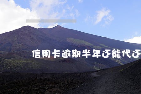 信用卡逾期半年还能代还么 信用卡逾期半年还能代还么
